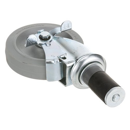 Allpoints Swivel Stm Castr W/Brk 5 W  1-1/2 Od Tubing 262403